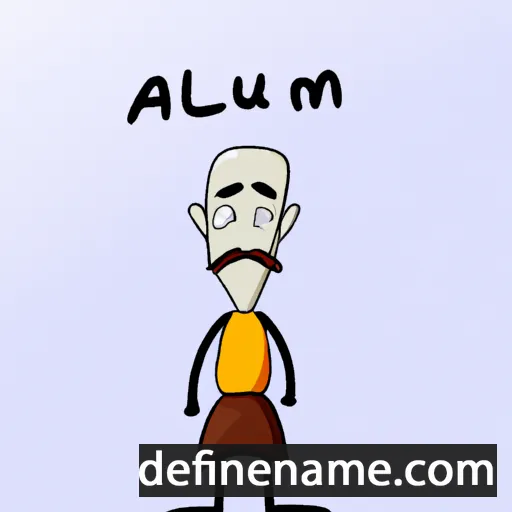 cartoon of the name Alulim