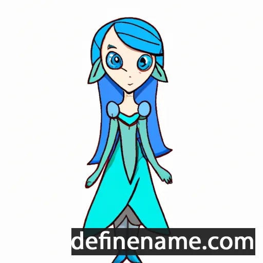 cartoon of the name Alura