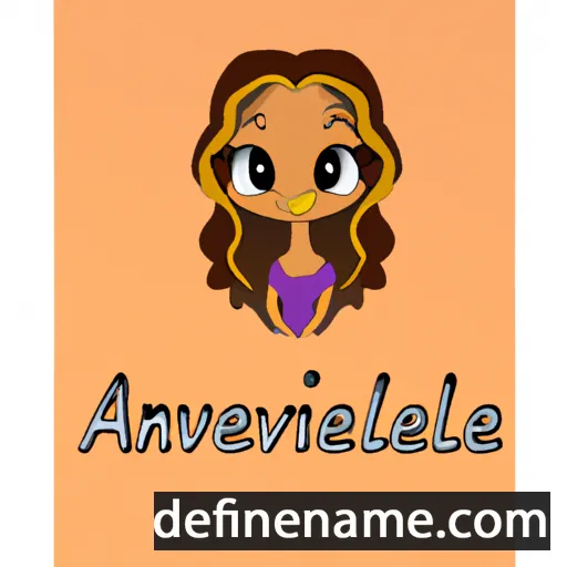 cartoon of the name Alvanelle