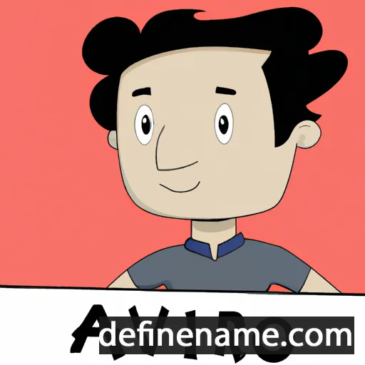 cartoon of the name Alvaro