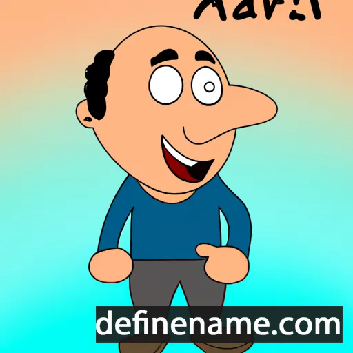 cartoon of the name Alvart