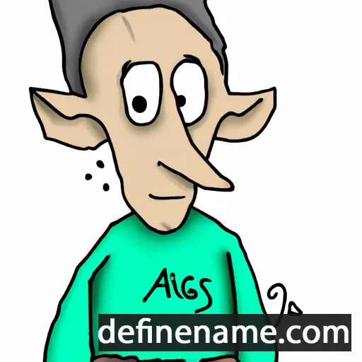 cartoon of the name Alvas