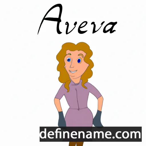 cartoon of the name Alverta