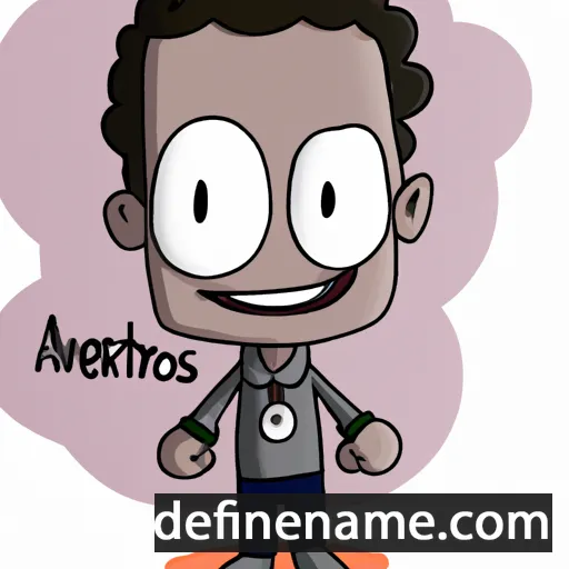 cartoon of the name Alvertos