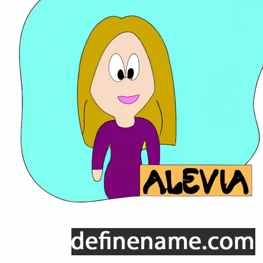 Alveva cartoon