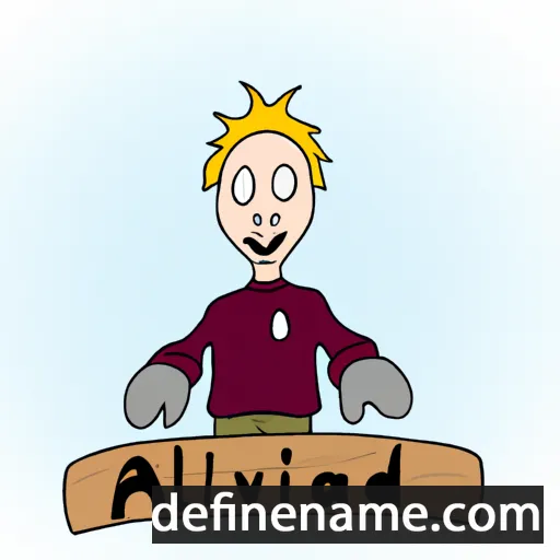 cartoon of the name Alvild