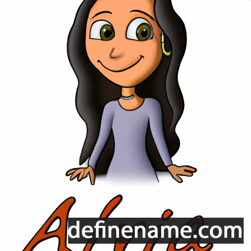 cartoon of the name Alvira