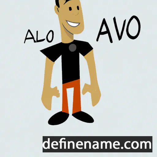 cartoon of the name Alvo