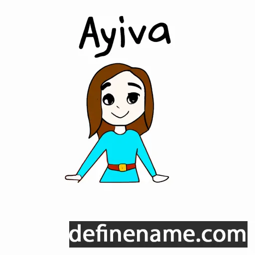 cartoon of the name Alvyda