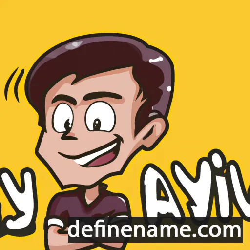 cartoon of the name Alvyn