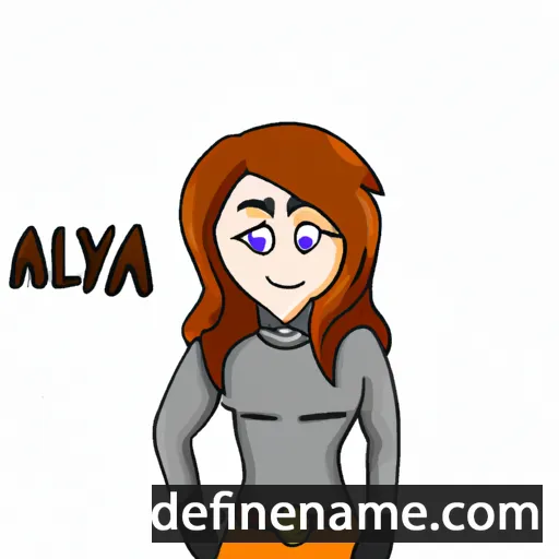 Alvyra cartoon