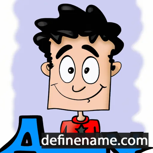 cartoon of the name Alwy