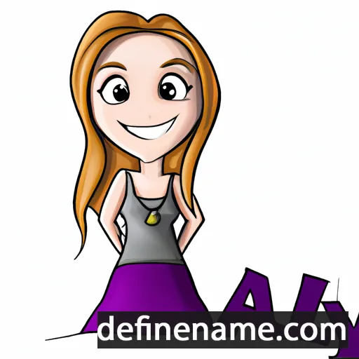 cartoon of the name Aly