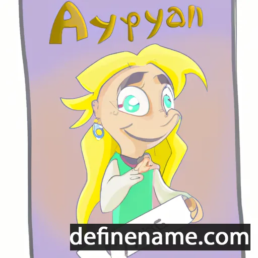 cartoon of the name Alyapenryn