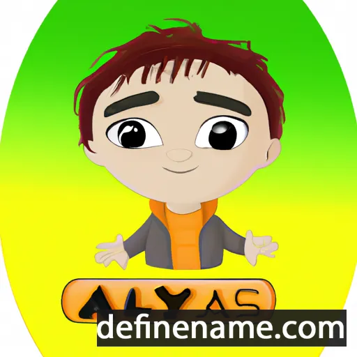 cartoon of the name Alyas