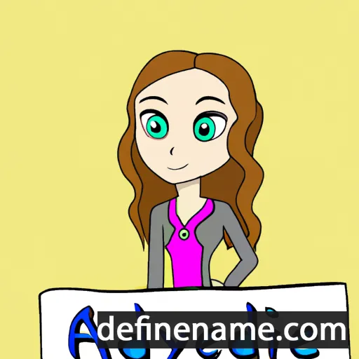 cartoon of the name Alydea