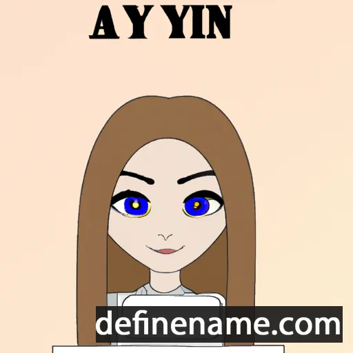 cartoon of the name Alyna