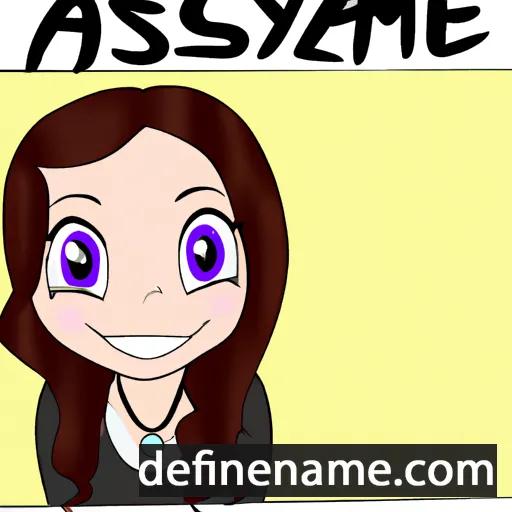 cartoon of the name Alysanne