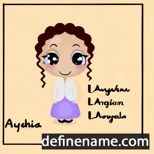 Alysianna cartoon