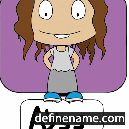 cartoon of the name Alyss