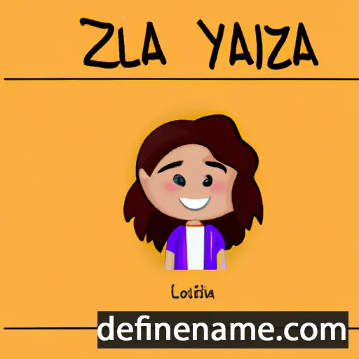 Alyza cartoon