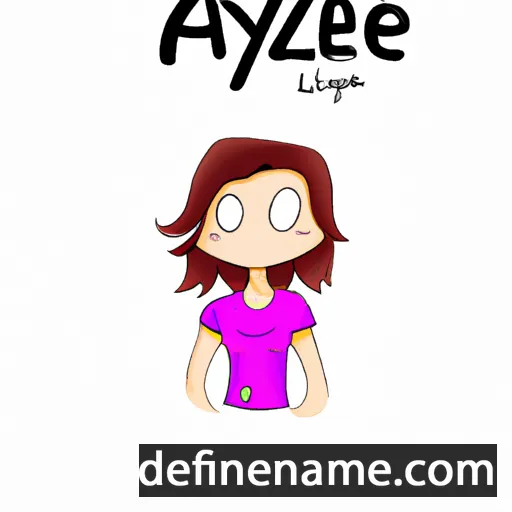 cartoon of the name Alyzée