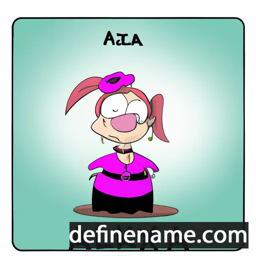 cartoon of the name Alžbetka