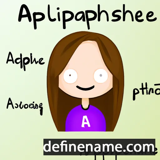 cartoon of the name Alzophine