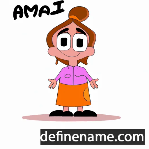 cartoon of the name Amál