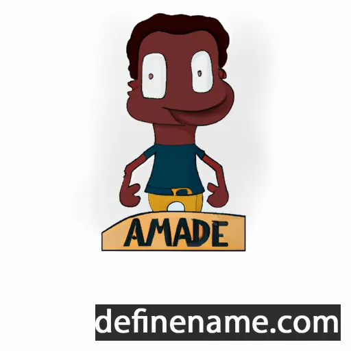 cartoon of the name Amadé