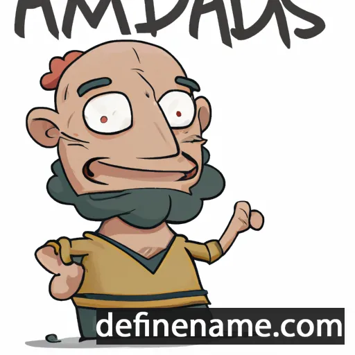 cartoon of the name Amadias