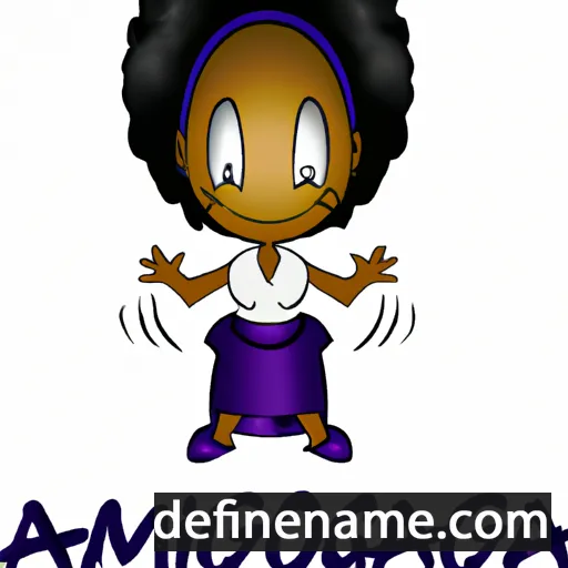 cartoon of the name Amagoia