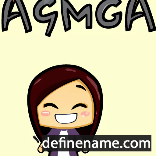 cartoon of the name Amagoya