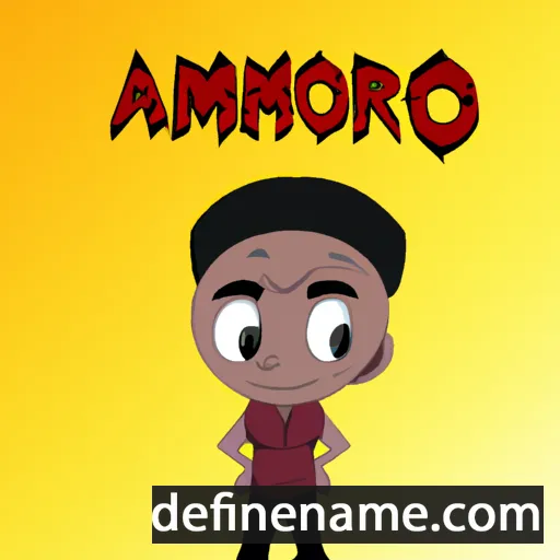 cartoon of the name Amahoro