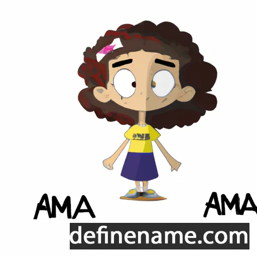 cartoon of the name Amaias