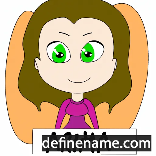 cartoon of the name Amaira