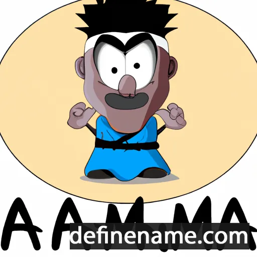 cartoon of the name Amakama