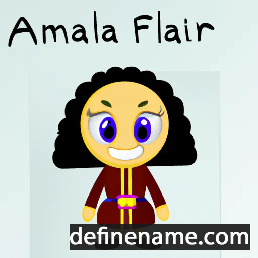 cartoon of the name Amalafrid