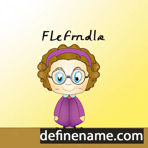 cartoon of the name Amalfrieda