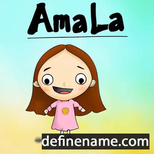 Amalía cartoon