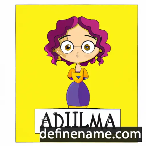 cartoon of the name Amalida