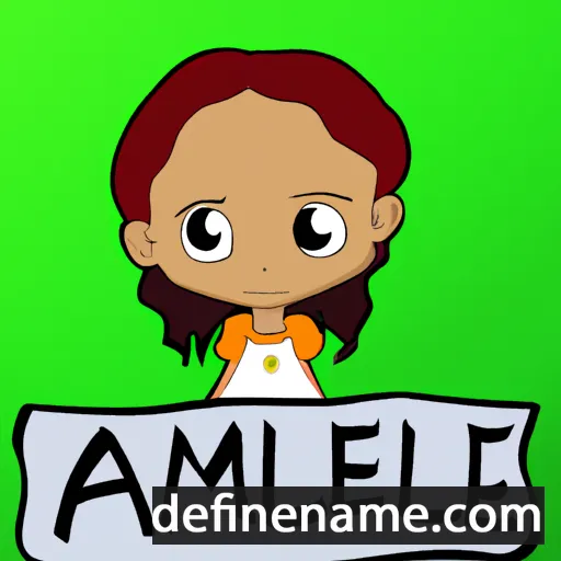 cartoon of the name Amaliel