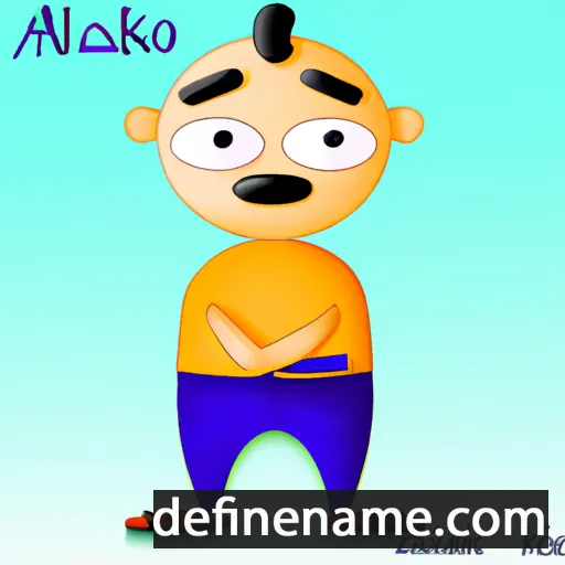 cartoon of the name Amaliko