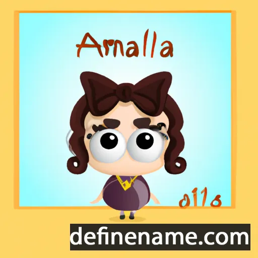 cartoon of the name Amalita