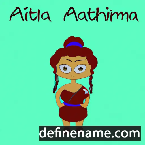 cartoon of the name Amalthaea