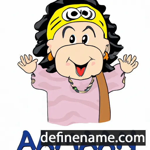 cartoon of the name Amamah