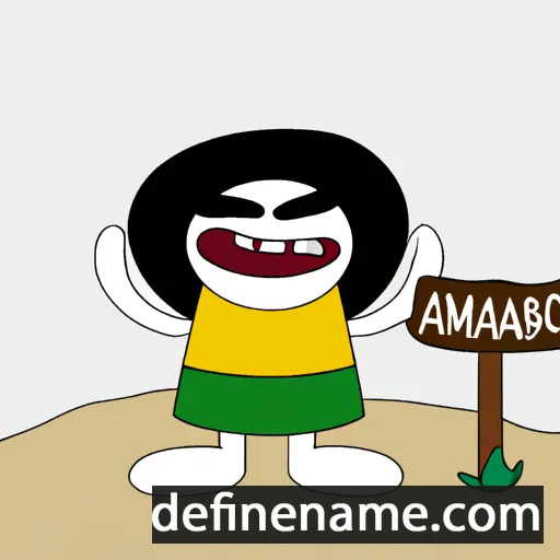 cartoon of the name Amambái