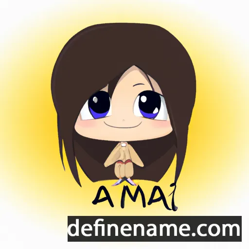 cartoon of the name Amami