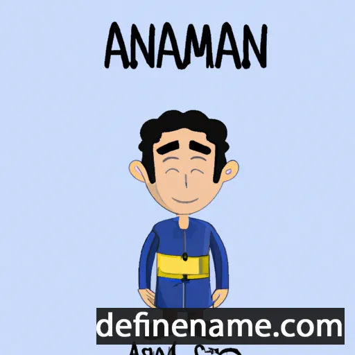 cartoon of the name Amanar