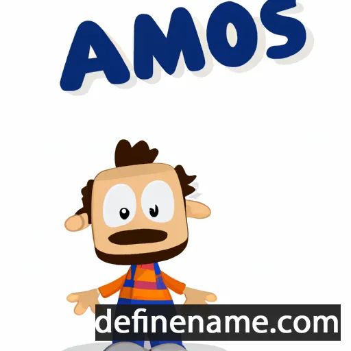 cartoon of the name Ámós